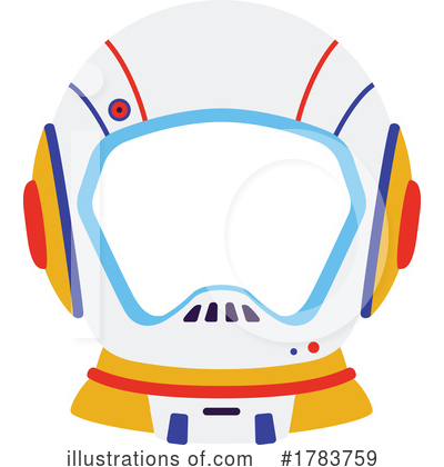Space Helmet Clipart #1783759 by Vector Tradition SM