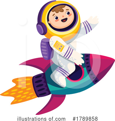 Royalty-Free (RF) Astronaut Clipart Illustration by Vector Tradition SM - Stock Sample #1789858