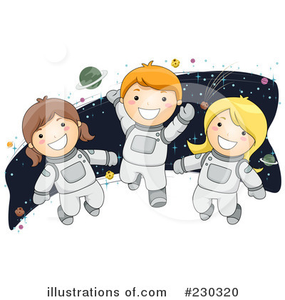 Royalty-Free (RF) Astronaut Clipart Illustration by BNP Design Studio - Stock Sample #230320