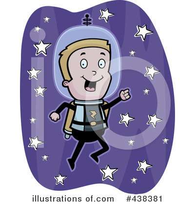 Royalty-Free (RF) Astronaut Clipart Illustration by Cory Thoman - Stock Sample #438381