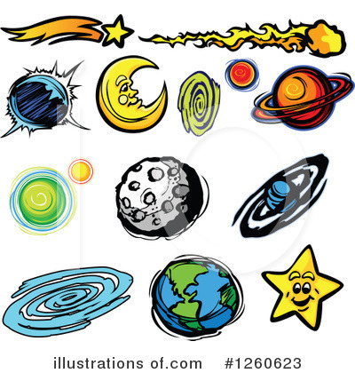 Royalty-Free (RF) Astronomy Clipart Illustration by Chromaco - Stock Sample #1260623