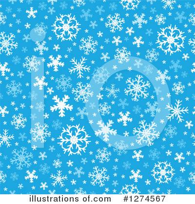 Snowflakes Clipart #1274567 by visekart