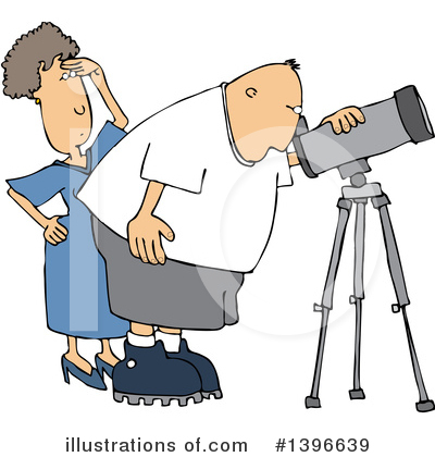 Telescopes Clipart #1396639 by djart