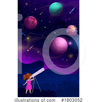Royalty-Free (RF) Astronomy Clipart Illustration by Vector Tradition SM - Stock Sample #1803052