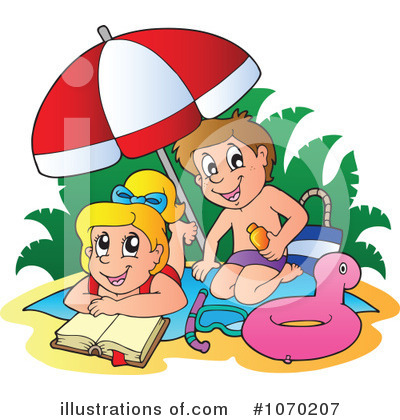 At The Beach Clipart #1070207 by visekart