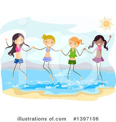 Teenagers Clipart #1397106 by BNP Design Studio