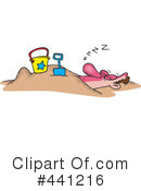 At The Beach Clipart #441216 by toonaday