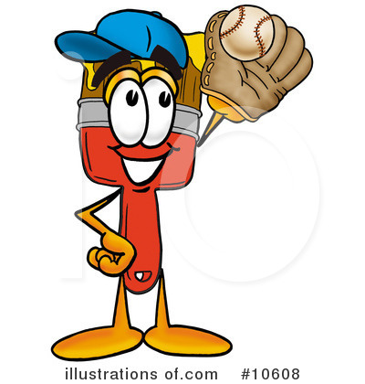 Baseball Clipart #10608 by Mascot Junction