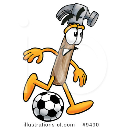 Royalty-Free (RF) Athlete Clipart Illustration by Mascot Junction - Stock Sample #9490