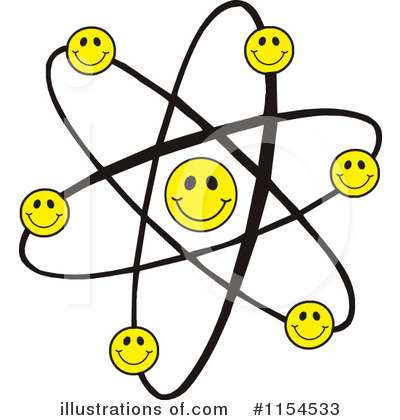 Royalty-Free (RF) Atom Clipart Illustration by Johnny Sajem - Stock Sample #1154533