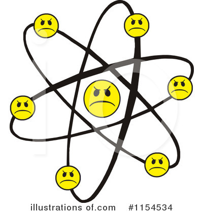 Royalty-Free (RF) Atom Clipart Illustration by Johnny Sajem - Stock Sample #1154534