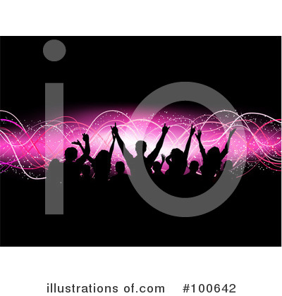Royalty-Free (RF) Audience Clipart Illustration by KJ Pargeter - Stock Sample #100642