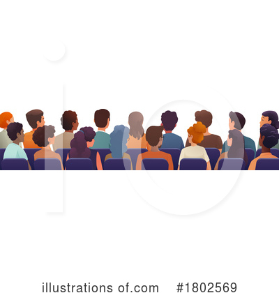 Crowd Clipart #1802569 by AtStockIllustration