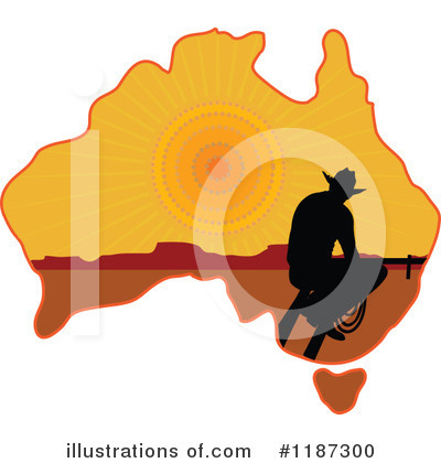 Royalty-Free (RF) Australia Clipart Illustration by Maria Bell - Stock Sample #1187300