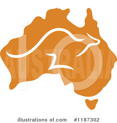 Kangaroo Clipart #1187302 by Maria Bell