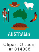 Australia Clipart #1314936 by Vector Tradition SM