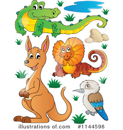 Frilled Lizard Clipart #1144596 by visekart