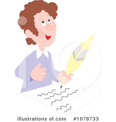 Royalty-Free (RF) Authors Clipart Illustration by Alex Bannykh - Stock Sample #1078733