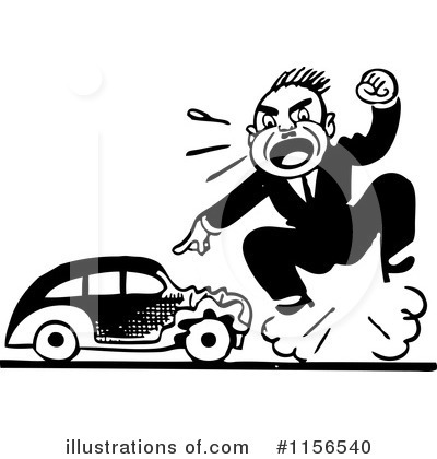 Car Accident Clipart #1156540 by BestVector