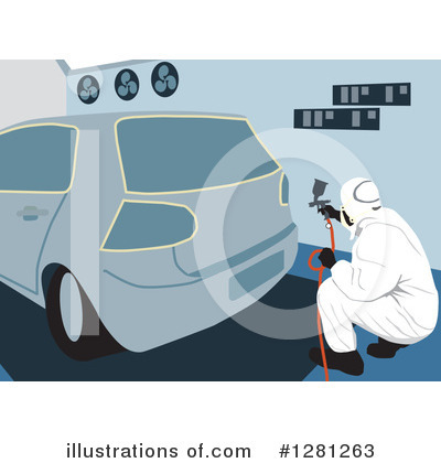 Royalty-Free (RF) Automotive Clipart Illustration by David Rey - Stock Sample #1281263