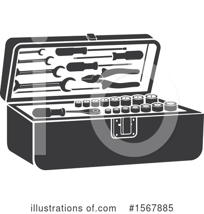 Tool Box Clipart #1567885 by Vector Tradition SM