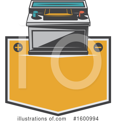 Battery Clipart #1600994 by Vector Tradition SM