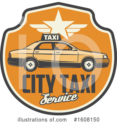 Taxi Clipart #1608150 by Vector Tradition SM
