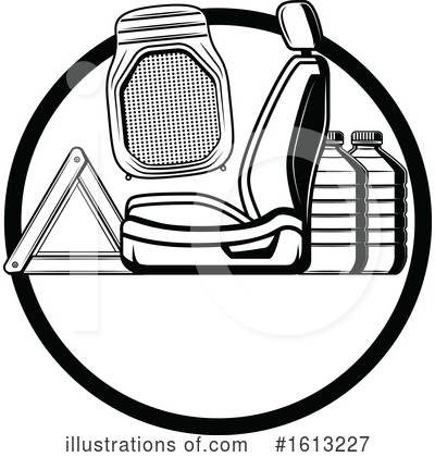 Car Seat Clipart #1613227 by Vector Tradition SM