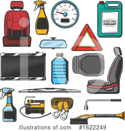 Car Seat Clipart #1622249 by Vector Tradition SM