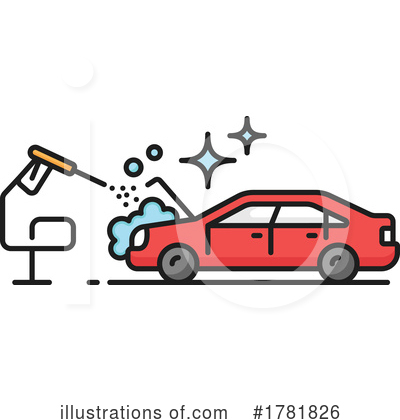 Car Wash Clipart #1781826 by Vector Tradition SM