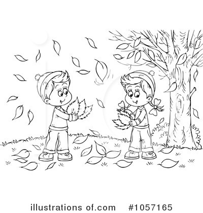 Royalty-Free (RF) Autumn Clipart Illustration by Alex Bannykh - Stock Sample #1057165