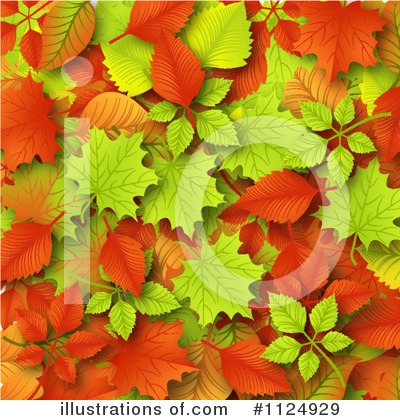Autumn Leaves Clipart #1124929 by vectorace