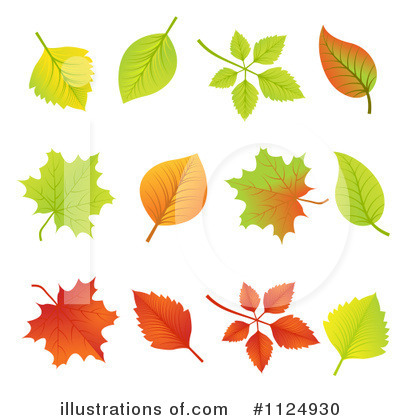 Autumn Leaves Clipart #1124930 by vectorace