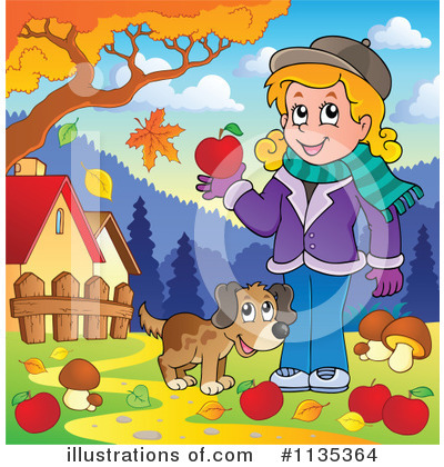 Royalty-Free (RF) Autumn Clipart Illustration by visekart - Stock Sample #1135364