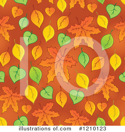 Fall Leaves Clipart #1210123 by visekart