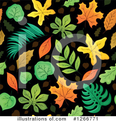 Fall Leaves Clipart #1266771 by visekart