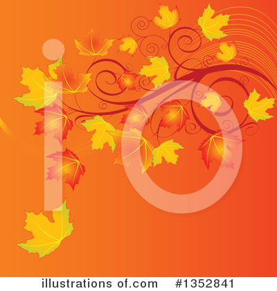 Royalty-Free (RF) Autumn Clipart Illustration by Pushkin - Stock Sample #1352841