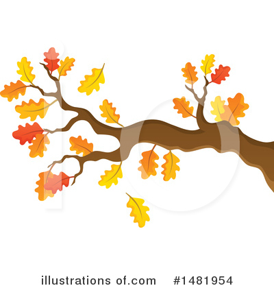 Fall Leaves Clipart #1481954 by visekart