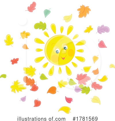 Fall Leaves Clipart #1781569 by Alex Bannykh