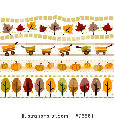 Royalty-Free (RF) Autumn Clipart Illustration by BNP Design Studio - Stock Sample #76861
