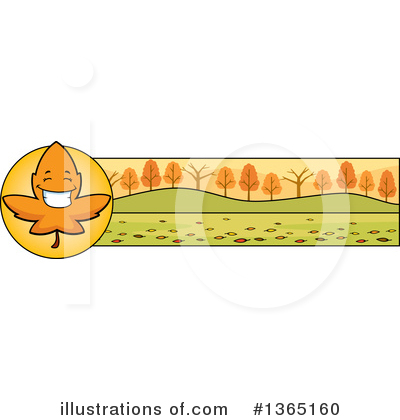 Royalty-Free (RF) Autumn Leaf Clipart Illustration by Cory Thoman - Stock Sample #1365160