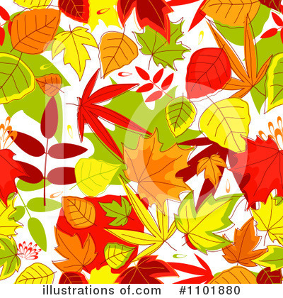 Royalty-Free (RF) Autumn Leaves Clipart Illustration by Vector Tradition SM - Stock Sample #1101880