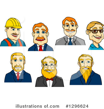 Construction Worker Clipart #1296624 by Vector Tradition SM