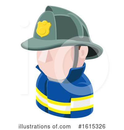 Firefighter Clipart #1615326 by AtStockIllustration