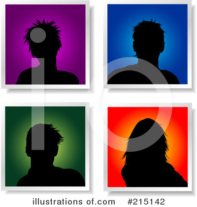 Royalty-Free (RF) Avatars Clipart Illustration by KJ Pargeter - Stock Sample #215142