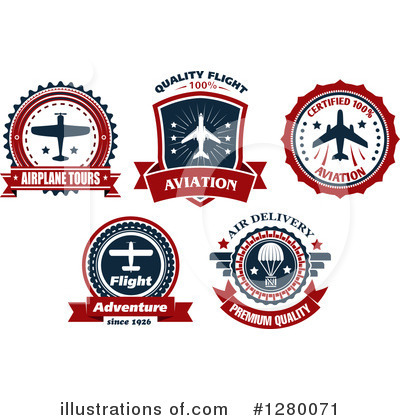 Royalty-Free (RF) Aviation Clipart Illustration by Vector Tradition SM - Stock Sample #1280071