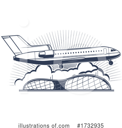 Royalty-Free (RF) Aviation Clipart Illustration by Vector Tradition SM - Stock Sample #1732935