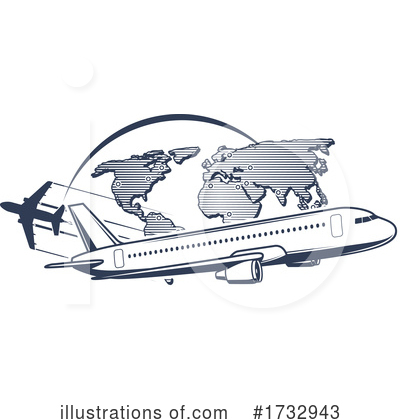 Royalty-Free (RF) Aviation Clipart Illustration by Vector Tradition SM - Stock Sample #1732943