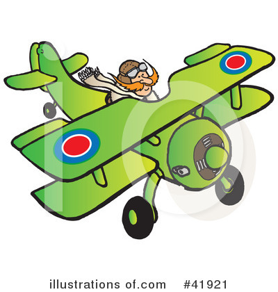 Biplane Clipart #41921 by Snowy