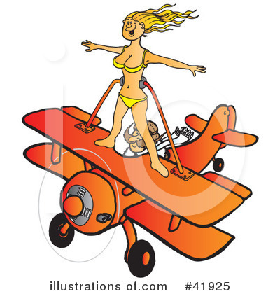 Plane Clipart #41925 by Snowy